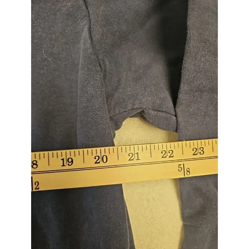 The North Face Hoodie Men's Medium Blue Pullover Logo kangaroo Pouch y2k